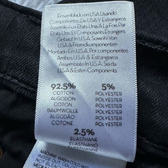 MOTHER Jeans The Insider Crop Black Womens Size 30 - Picture 12 of 12